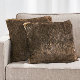 Laura hill home faux fur pillow new arrivals